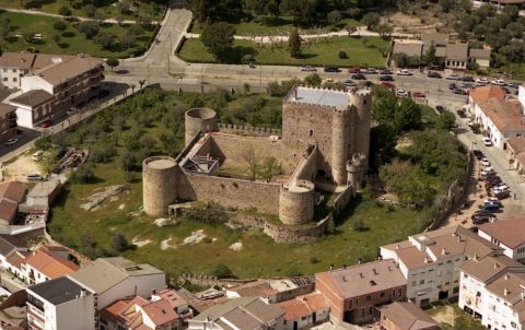 Vista aérea del castillo